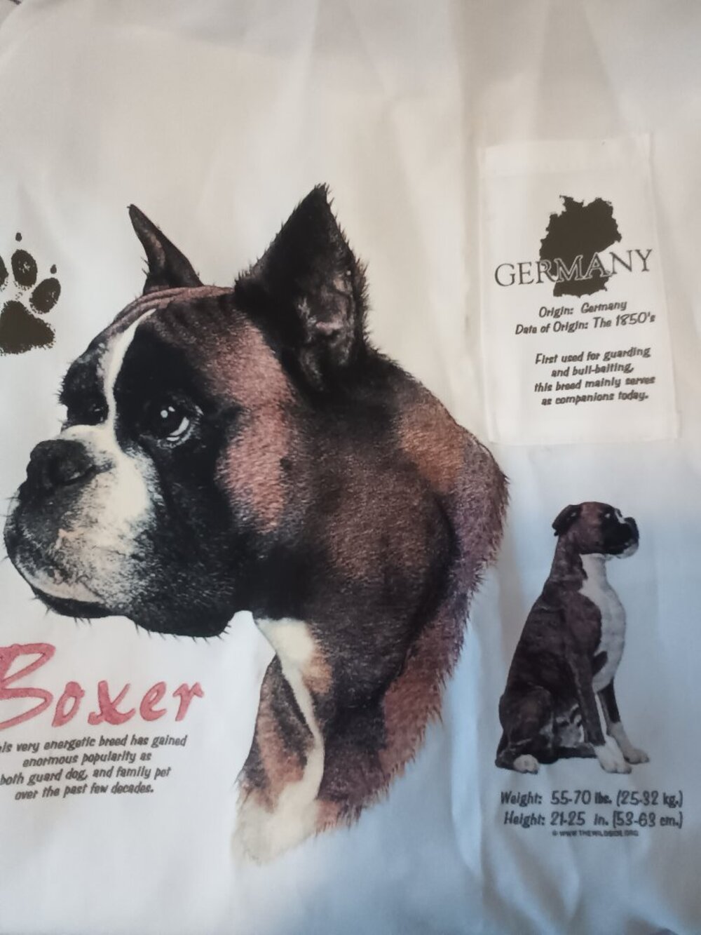 APRON - Boxer Dog - Picture 3 of 3